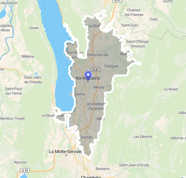 Zone de déplacement